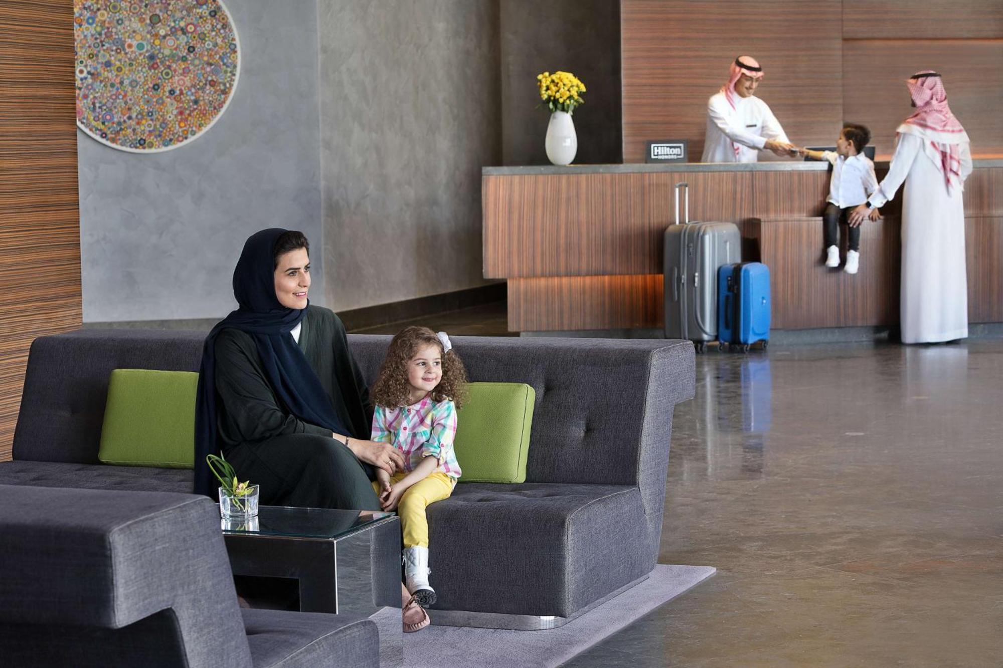 Hilton Riyadh Hotel & Residences Eksteriør bilde Lobby of the hotel
